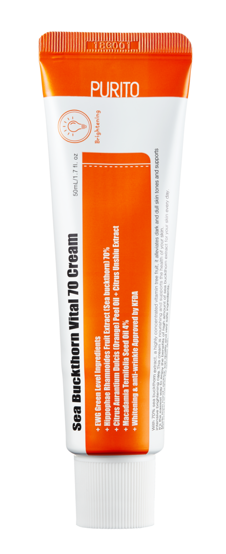 PURITO |  Sea Buckthorn Vital 70 Cream -kirkastava kasvovoide