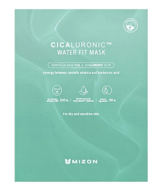 MIZON | Cicaluronic Water Fit Mask -rauhoittava ja kosteuttava naamio