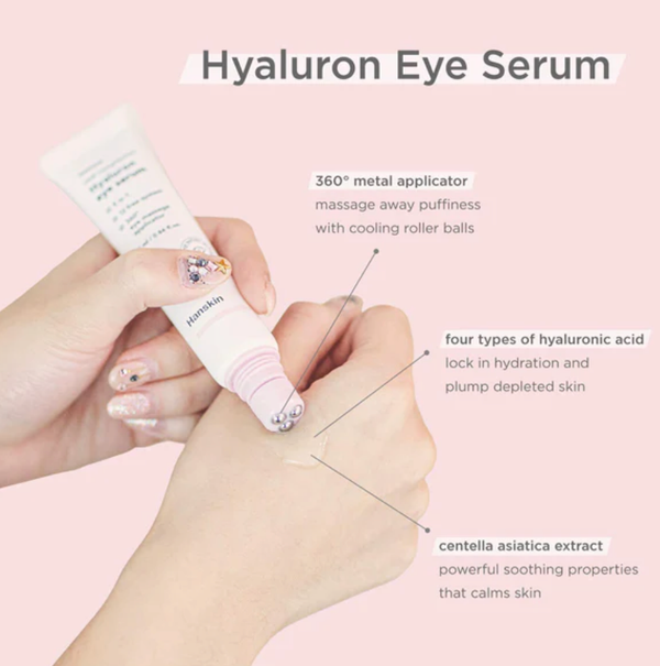 HANSKIN | Real Complexion Hyaluron Eye Serum -kosteuttava silmänympärysgeeli