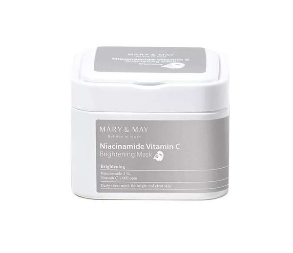 MARY&MAY | Niacinamide Vitamin C Brightening Mask -kirkastavat naamiot 30kpl