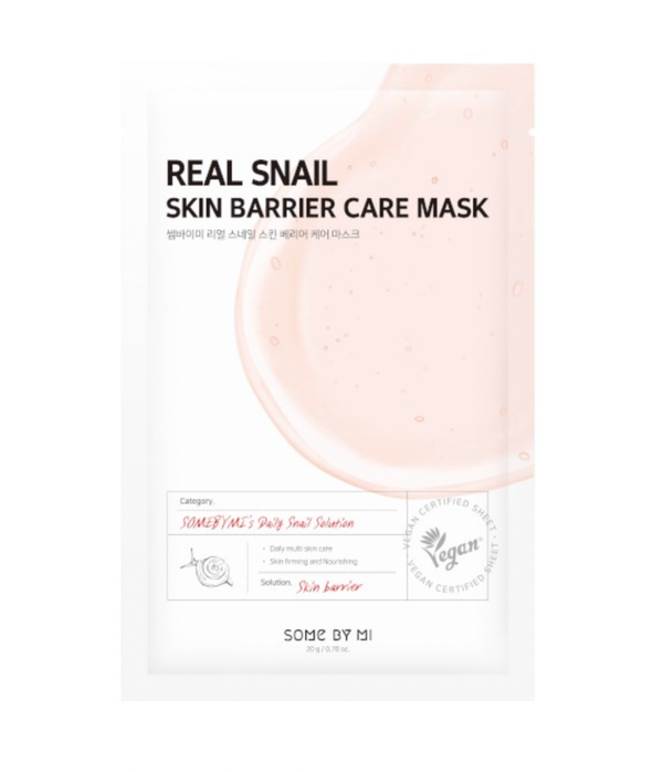 SOME BY MI | Real Snail Skin Barriere Care Mask -ihoa uudistava sekä ihon suojaa parantava naamio