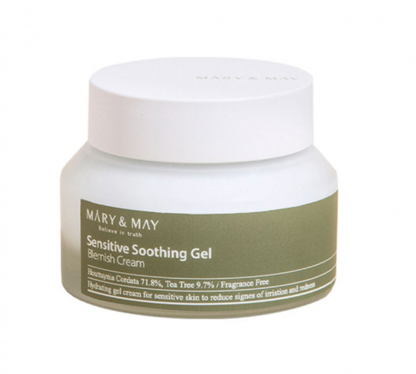 MARY&MAY | Sensitive Soothing Gel Blemish Cream -rauhoittava ja puhdistava kasvovoide